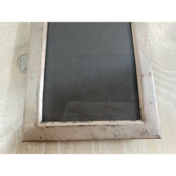 900 90% Purity Coin Silver Picture Frame 68 grams Vintage 4x5 Image Marked - Picture 2 of 12